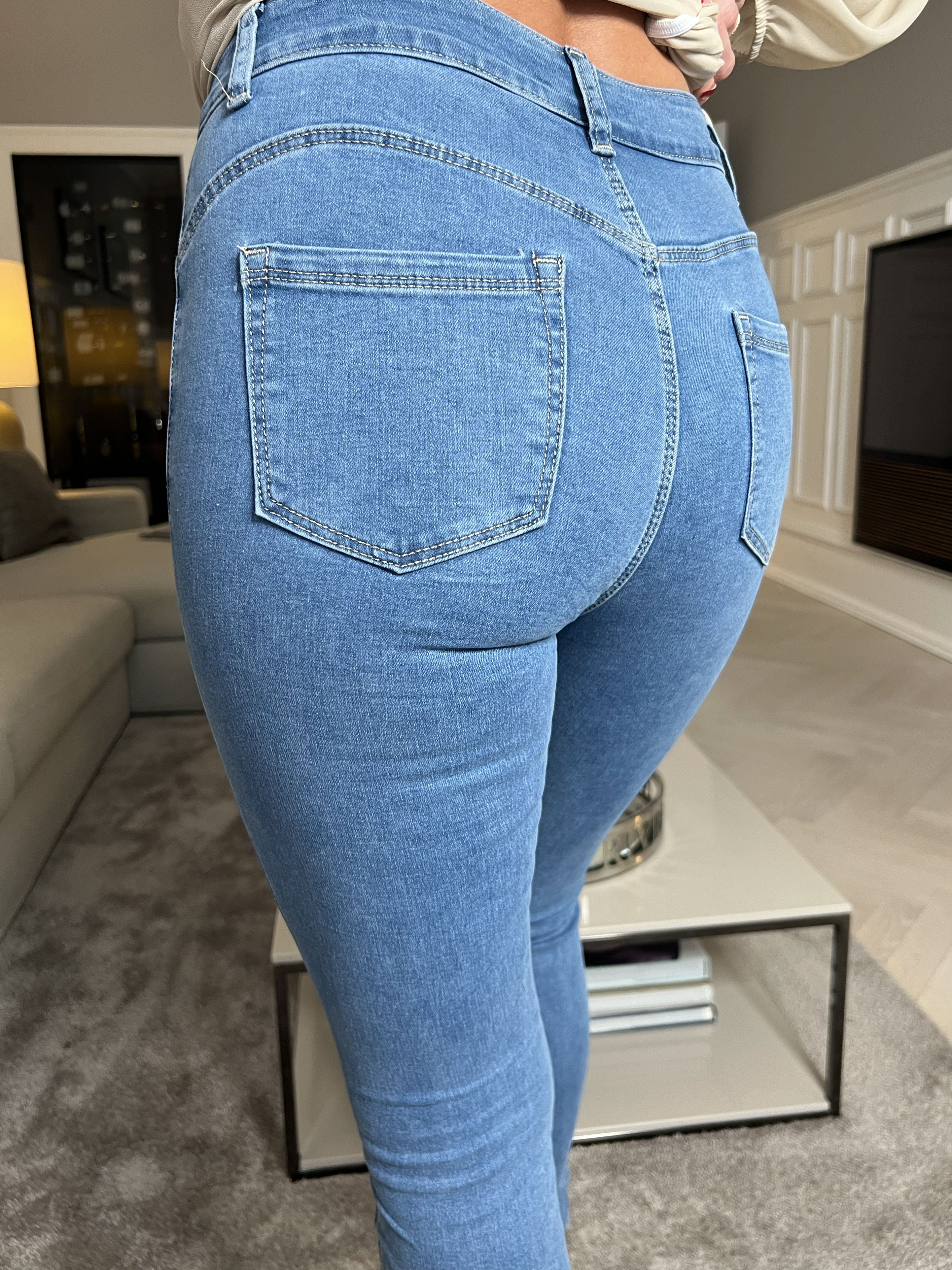 Lee - Elastiske shape up jeans